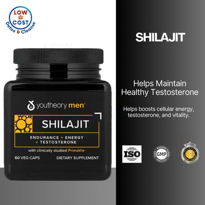 Lowcostph | Youtheory, Men, Shilajit, 60 Veg Caps SALE NEW STOCK! USA Authentic