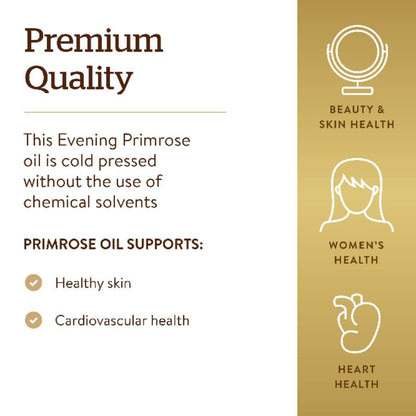 USA Onhand | Solgar, Evening Primrose Oil, 1,300 mg, 60 Softgels / 500 mg, 180 Softgels
