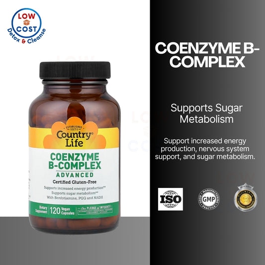 LowCostPh | Country Life, Coenzyme B-Complex Vitamin,Support Energy and Metabolism, Daily Supplement