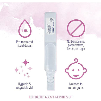 Lowcost PH | Boiron, Camilia, Teething Relief, 1 Month + , 30 Doses, 0.034 fl oz (1 ml) Each