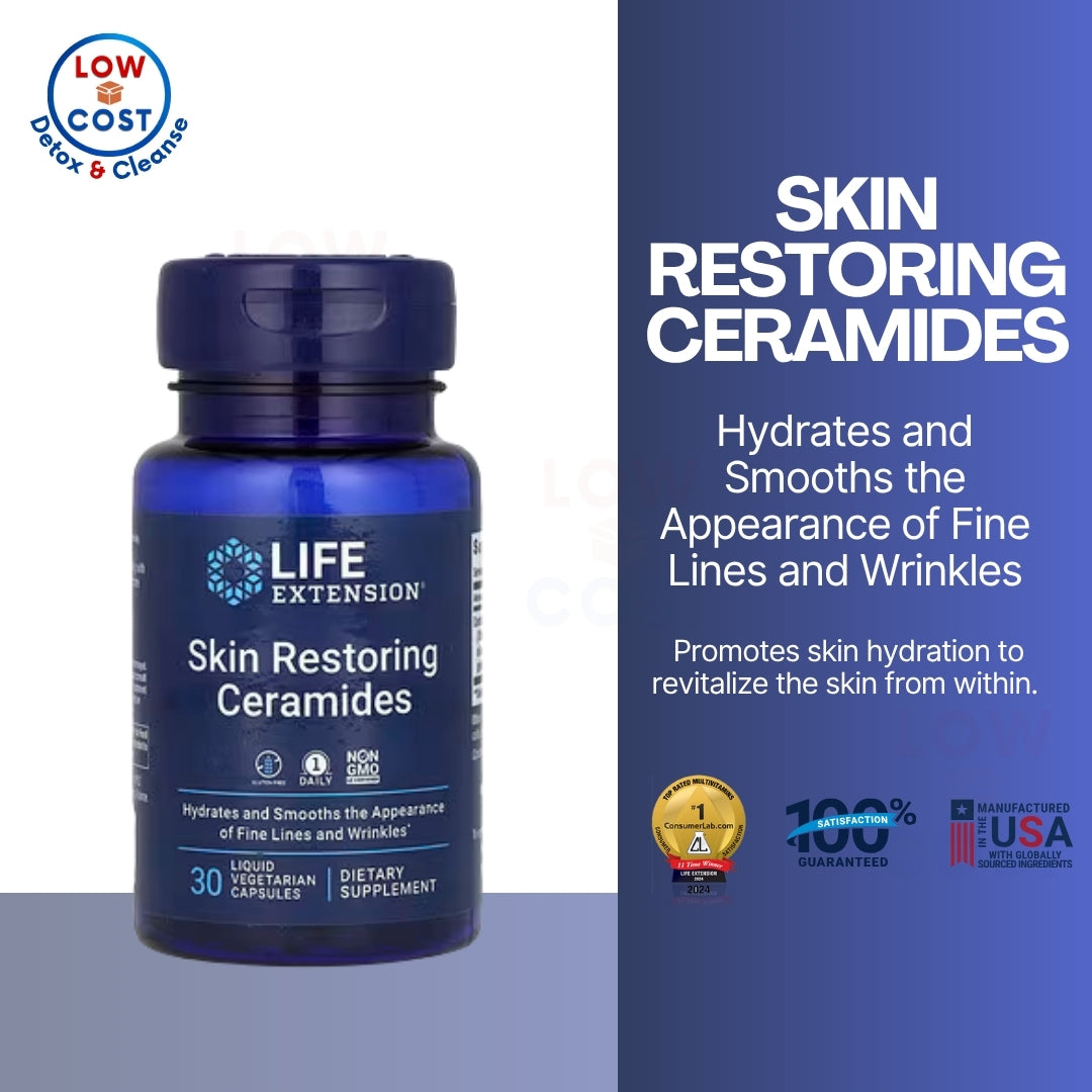 LowCostPH | Life Extension, Skin Restoring Ceramides ( Hydrates and Smooths the Appearance of Fine Lines )