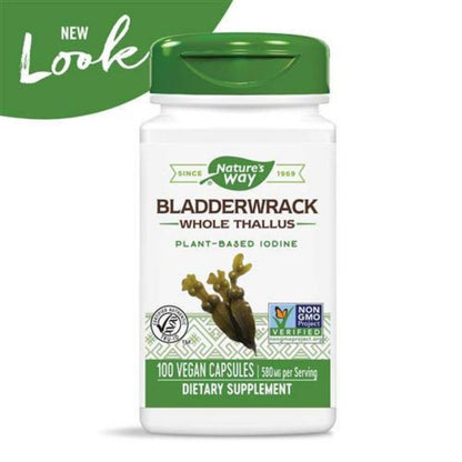 LowCostPH | Nature's Way, Bladderwrack, 580 mg, 100 Vegan Capsules plant-based to supplements.