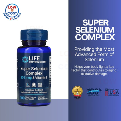 LowCostPH | Life Extension, Super Selenium Complex & Vitamin E ( Heart Health & Brain Health )