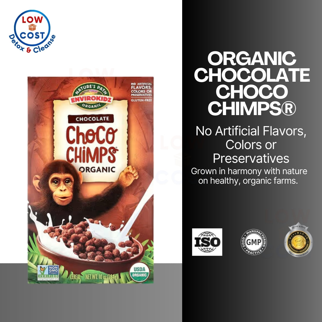 LowCostPH | Nature's Path, EnviroKidz, Organic Chocolate Choco Chimps, 10 oz (284 g)