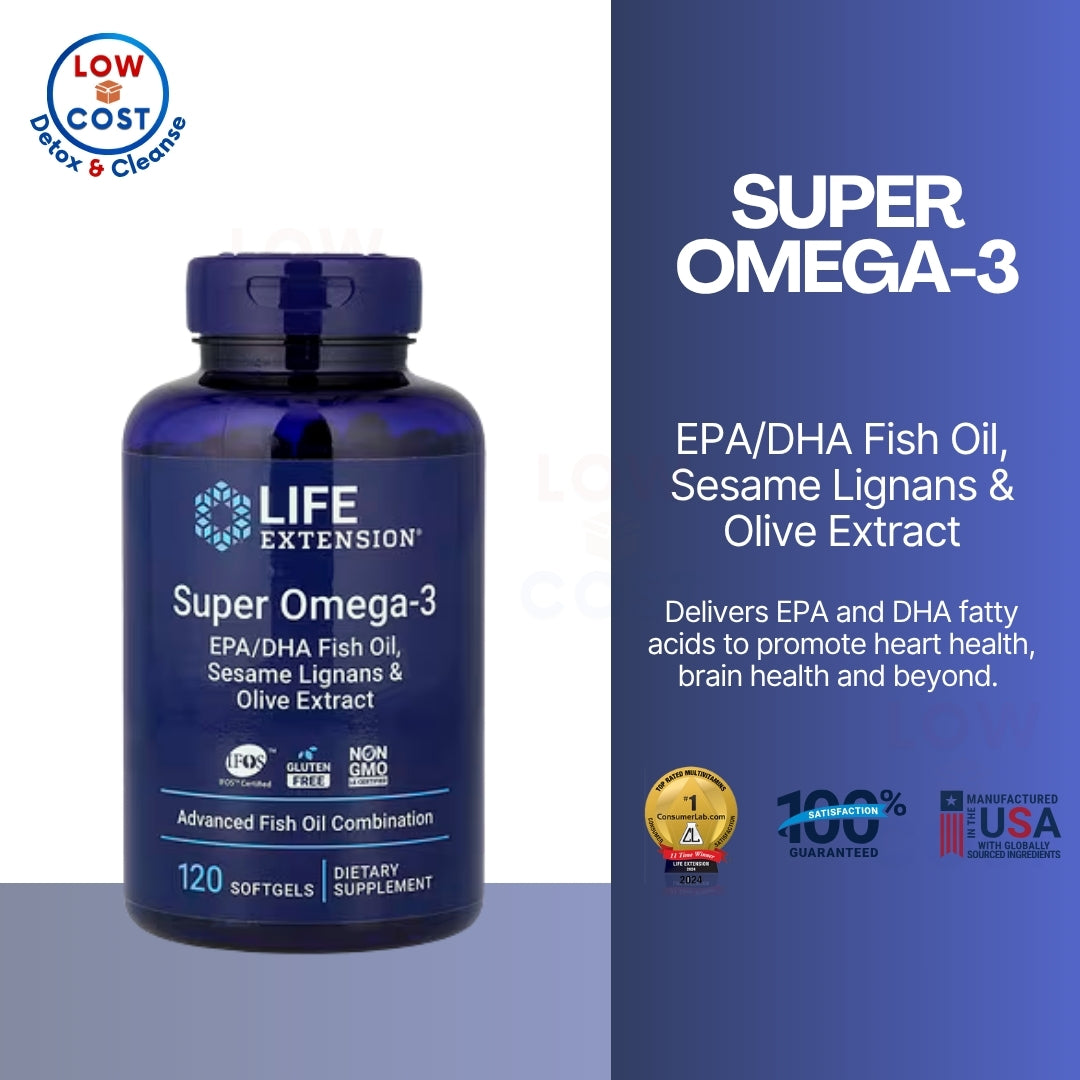 LowCostPH | Life Extension, Super Omega-3 Softgels ( Supports Heart Health & Healthy Brain Function )