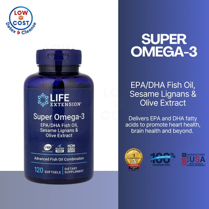 LowCostPH | Life Extension, Super Omega-3 Softgels ( Supports Heart Health & Healthy Brain Function )