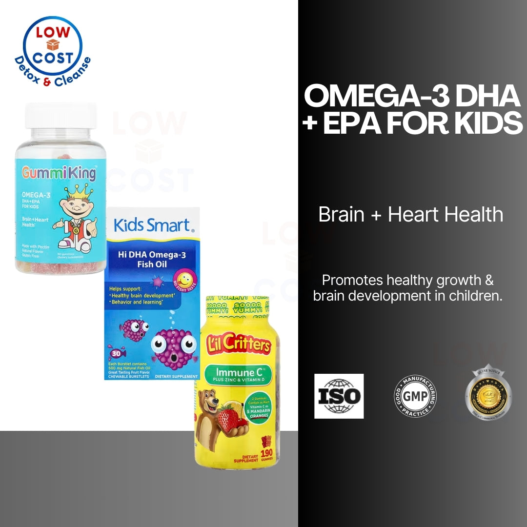 LowCostPH | Gerber Lil Brainies Omega Tri-Blend & DHA Kids Multivitamin Grow Mighty, Bioglan Dha