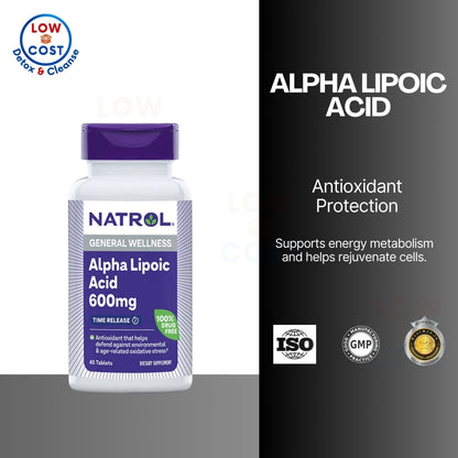 LowCostPH | Na Trol, Alpha Lipoic Acid, Time Release, 600 mg, 300mg , Tablets & Capsules