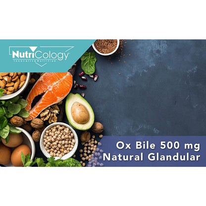 Low Cost PH | Nutricology Ox Bile, 50mg|125mg Vegicaps No Gallbladder, Digestive Enzymes for Liver