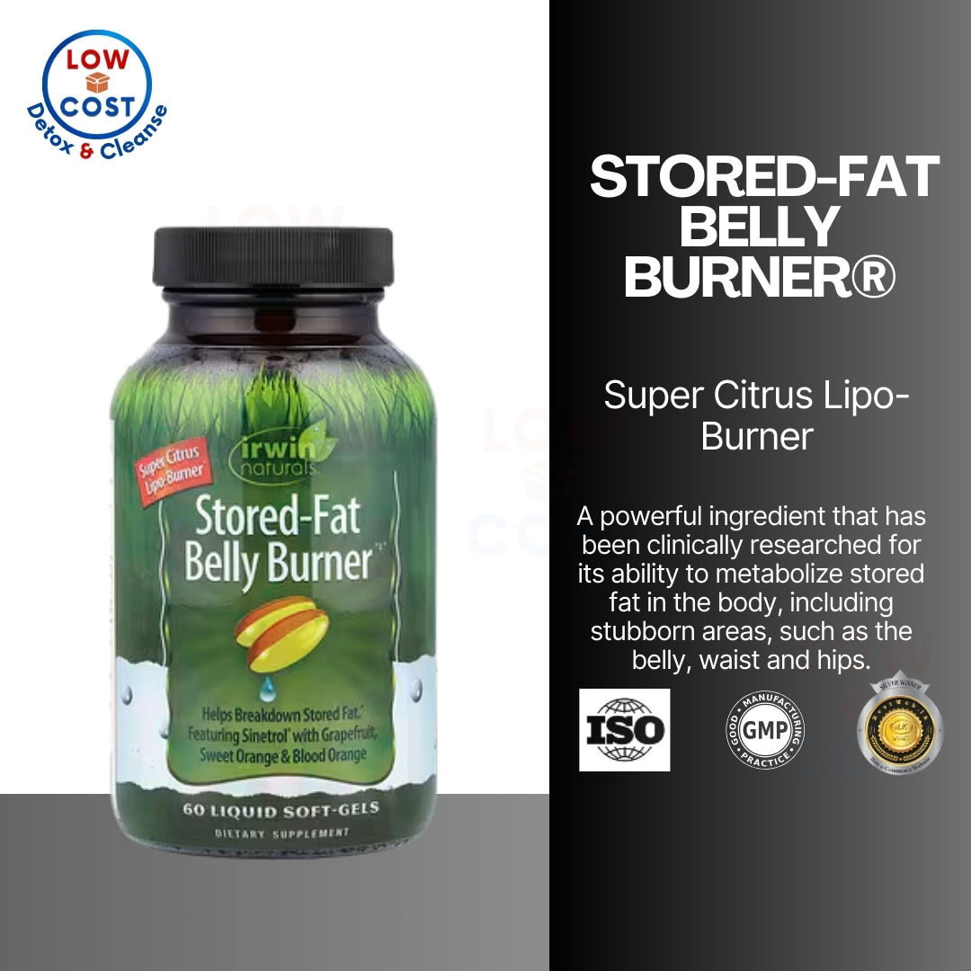 LowCostPH | Irwin Naturals, Stored-Fat Belly Burner, 60 Liquid Soft-Gels