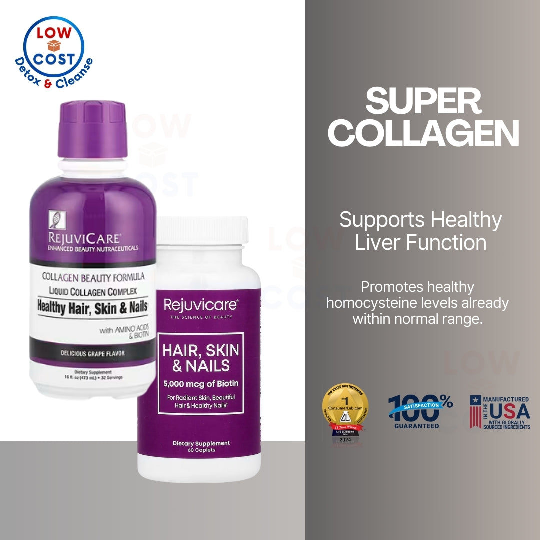 LowCostPH | Rejuvicare Collagen Beauty Formula Liquid Collagen Complex Healthy Hair Skin & Nails.