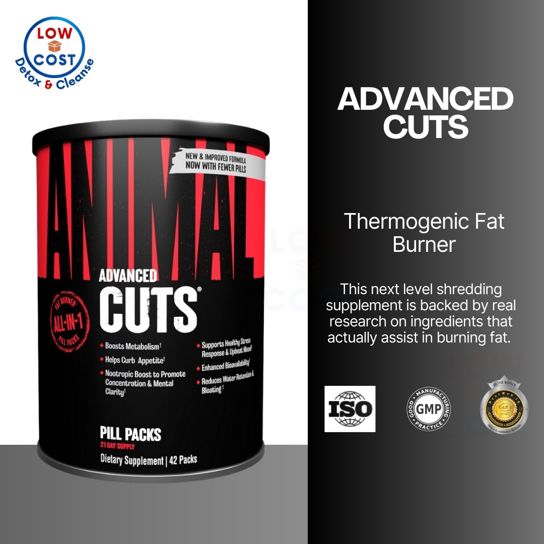 LowCostPH| Animal Cuts Thermogenic Fat Burner - Weight Loss Pills for Women and Men for Metabolism