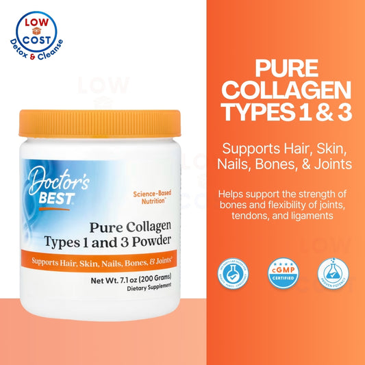 LowCostPh | Doctor's Best, Lake Avenue Nutrition, Collagen Types 1 and 3 with Peptan and Vitamin C,