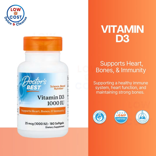 LowCostPH | Doctor's Best, Vitamin D3 ( Bone, Joint & Cartilage )