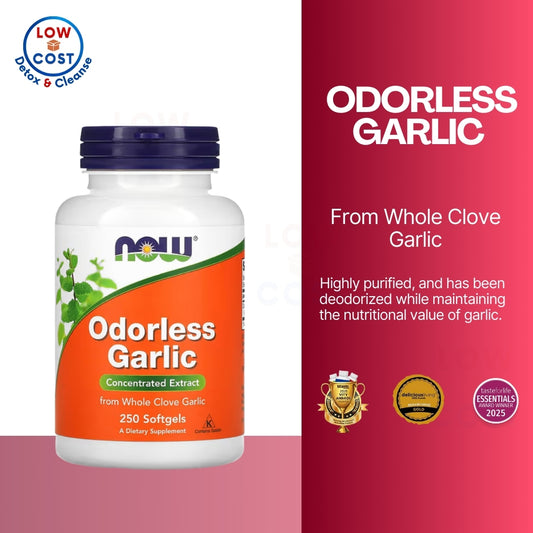 LowCostPH | NOW Foods, Odorless Garlic, 250 Softgels ( Cardiovascular Support & Digestive Comfort )