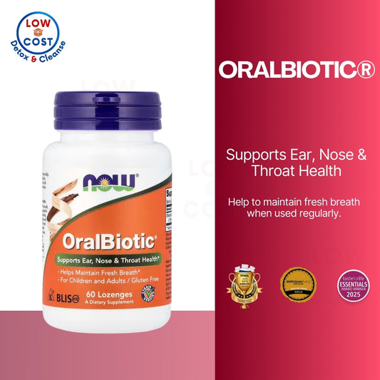 LowCostPH | NOW Foods, OralBiotic, support a healthy balance of microorganisms in the mouth