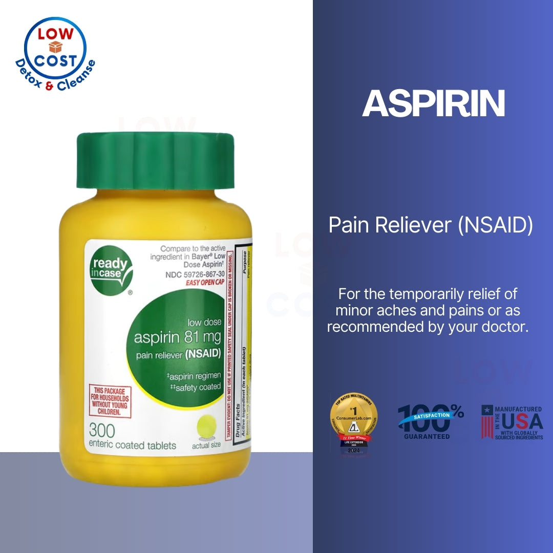 LowCostPH  Life Extension Ready in Case, Aspirin ( Pain Reliever )