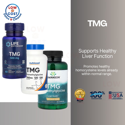 LowCostPH | TMG Trimethylglycine, 500 mg, 90 Caps, Life Extension, Swanson, TMG, 500 mg, 60 Veg Caps
