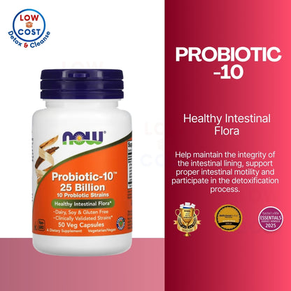 LowCostPH | Now Foods, Probiotic-10, 25 Billion, 50 Billion, 100 Billion Dietary Supplement