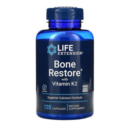 LowCostPH | Life Extension Bone Restore Vitamin K2, Bone-Up Strontium Caps for Bone Health