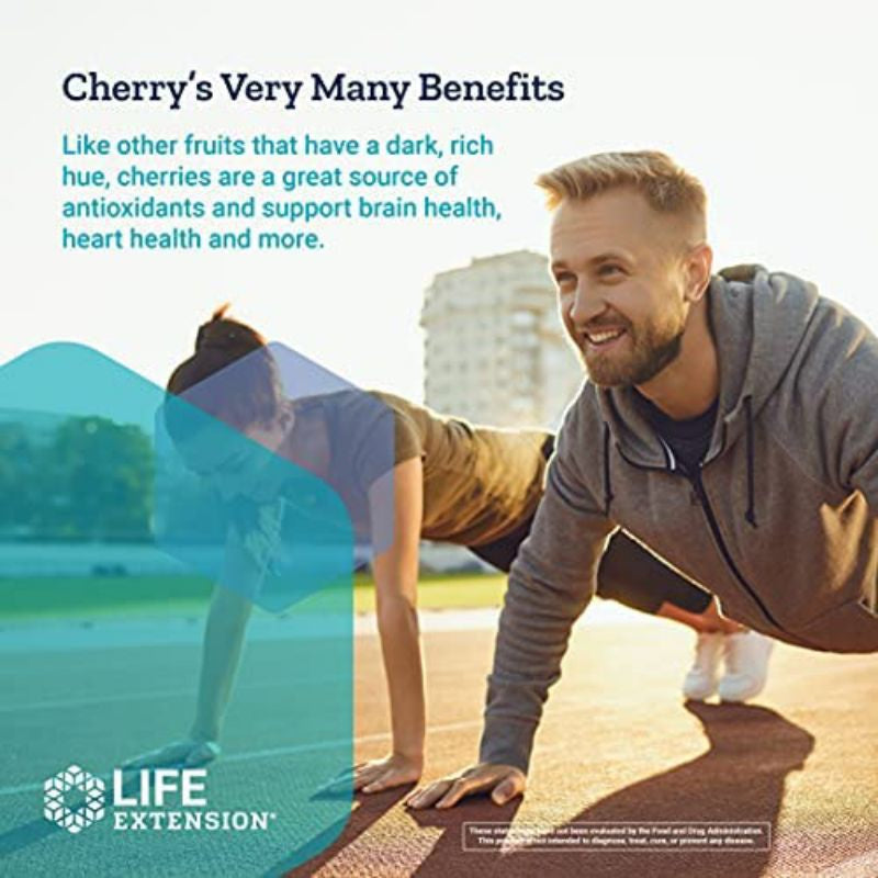 LowCostPH | Life Extension, Tart Cherry, Uric Acid Control, 60 Vegetarian Capsules | Solaray Cleanse