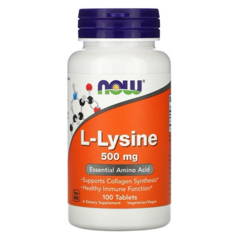 LowCostPh | NOW Foods, Double Strength L-Lysine, 1,000 mg, | 500mg Tablets and Powder