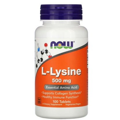 LowCostPh | NOW Foods, Double Strength L-Lysine, 1,000 mg, | 500mg Tablets and Powder