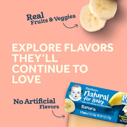 Low Cost PH | Gerbers, All flavor 1st & 2nd Foods, 2 Pack Puree Food For Baby, Apple, Prunes, Pear