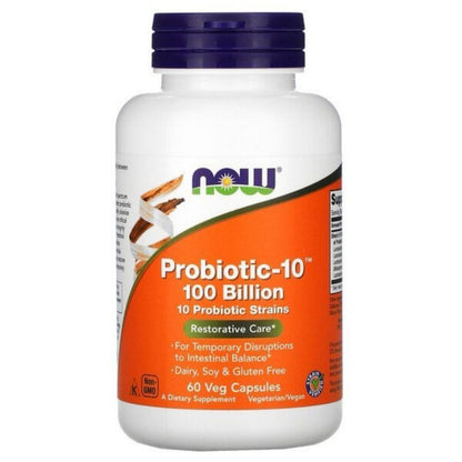 LowCostPH | Now Foods, Probiotic-10, 25 Billion, 50 Billion, 100 Billion Dietary Supplement