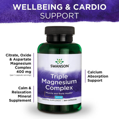 LowCostPH | Swanson Triple Magnesium Complex ( Muscle and Bone Health )