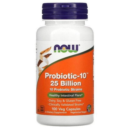 LowCostPH | Now Foods, Probiotic-10, 25 Billion, 50 Billion, 100 Billion Dietary Supplement