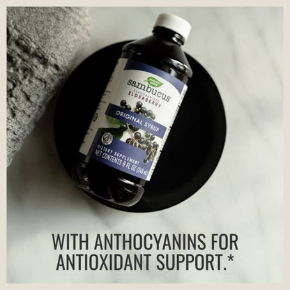 LowCostPh | Nature's Way, Sambucus for Kids, Standardized Elderberry, Immune Syrup, 120 | 240 ml