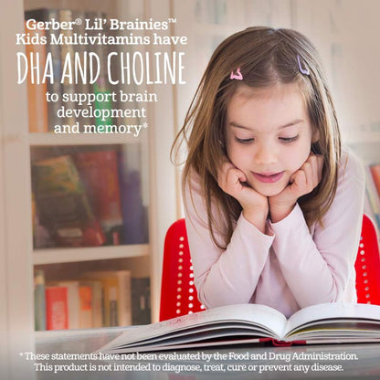 Low Cost PH | Gerber Lil Brainies Omega Tri-Blend & DHA Kids Multivitamin Grow Mighty, Bioglan Dha