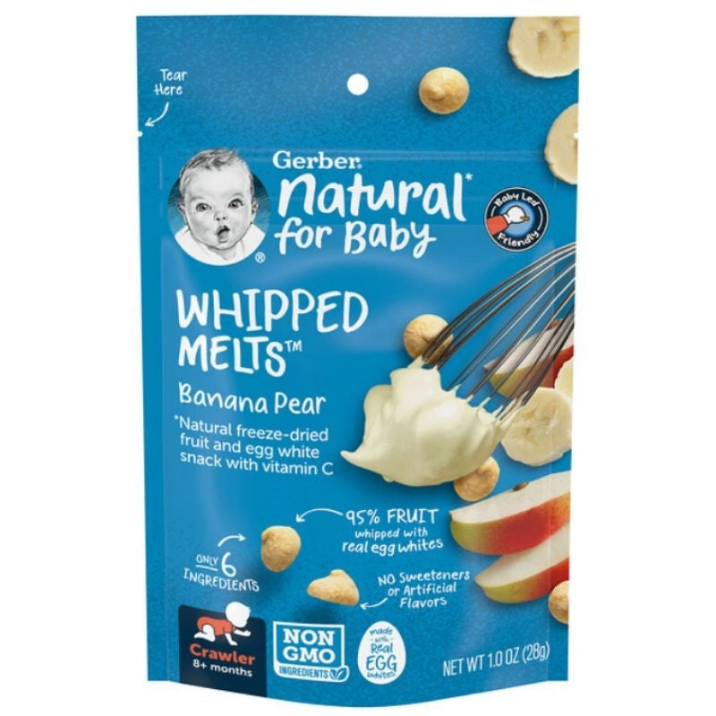 Low Cost Ph | Gerber Yogurt Melts 8+ Months Peach, Strawberry, Banana Vanilla, Organic Fruit