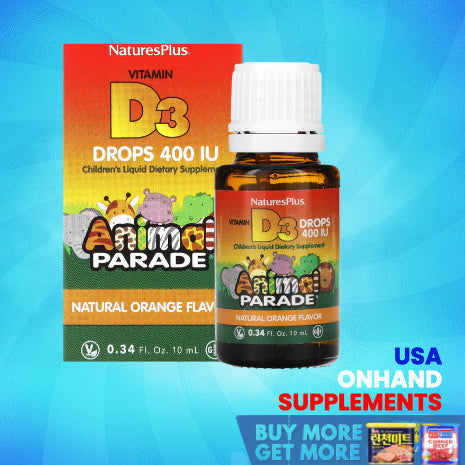 USA Onhand | Animal Parade® Vitamin D3 400 IU Liquid Drops