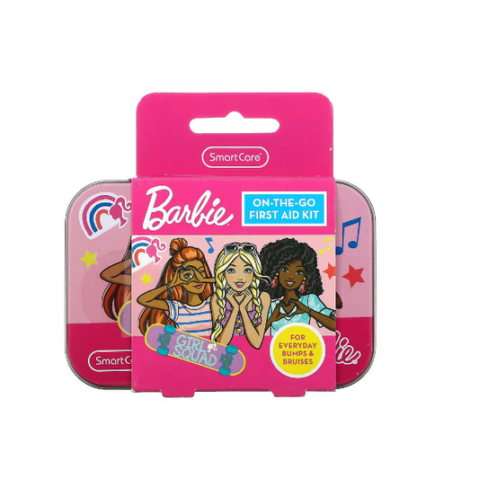 USAOnhand | Smart Care, On-The-Go First Aid Kit, Barbie, 13 Piece Kit, First Aid Kit, Hot Wheels, 13
