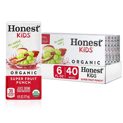 LowCostPh Honest Kids Organic Juice Drink Apple Flavor and Fruit Punch (pack of 8)