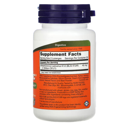 USAOnhand| NOW Foods, OralBiotic, support a healthy balance of microorganisms in the mouth