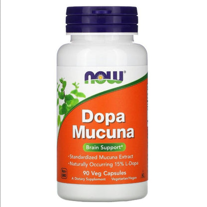 LowCostPh | NOW Foods, Dopa Mucuna, 90 Veg Capsules | 180 Veg Capsules, Brain Support, Non-GMO