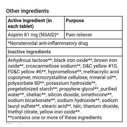 LowCostPH  Life Extension Ready in Case, Aspirin ( Pain Reliever )