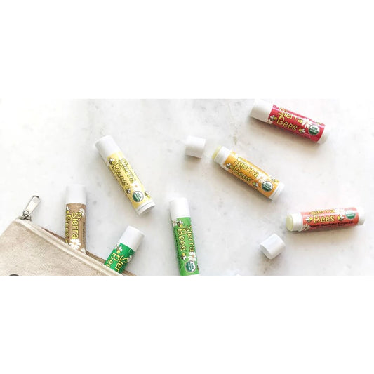 Low Cost PH | Sierra Bees, Organic Lip Balms (random scent/flavor 1pc) no preservative lip balm(1pc)