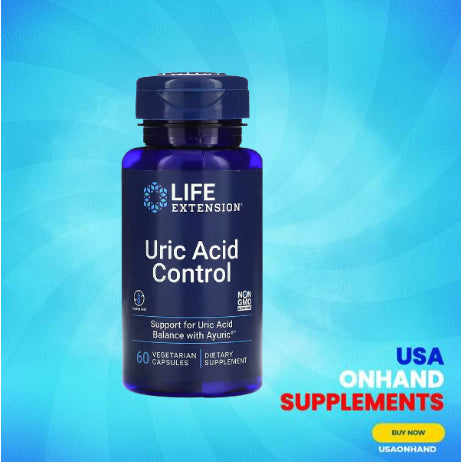 USAOnhand| Life Extension, Uric Acid Control, 60 Vegetarian Capsules