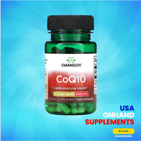 USAOnhand| Swanson, CoQ10, 10 mg, 100 Capsules