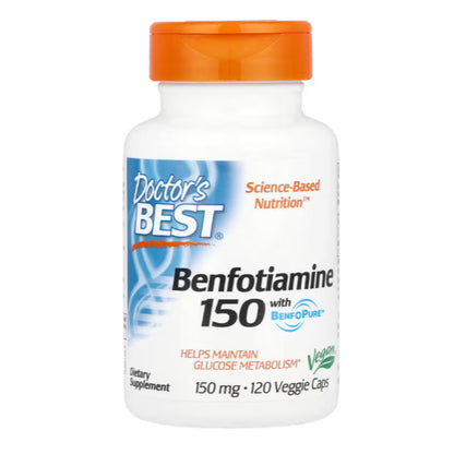 Lowcostph | Doctor's Best, Benfotiamine 150 + Alpha-Lipoic Acid 300, with BenfoPure, 150mg