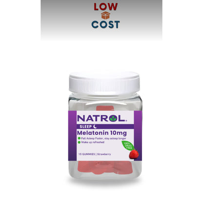 LowCostPh | Na trol, Melatonin 5mg,  for Restful Sleep,5mg Strawberry-Flavored Gummies for Adult