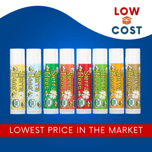 Low Cost PH | Sierra Bees, Organic Lip Balms (random scent/flavor 1pc) no preservative lip balm(1pc)