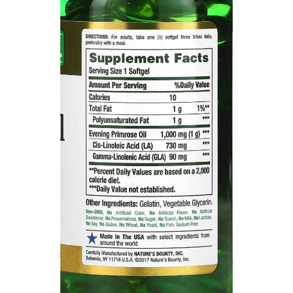 LowCostPH | Now Foods 21st Century Evening Primrose Oil 1000mg  N A T U R E s B O U N T Y