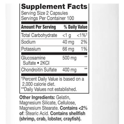 Low Cost PH | 21st Century, Glucosamine / Chondroitin, Original Strength, 60 Easy to Swallow Capsule