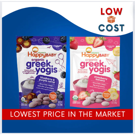 Low Cost PH | Happy Family Organics, Yogis, Greek Yogis, Mixed Berry, Strawberry, Mango, Blueberry
