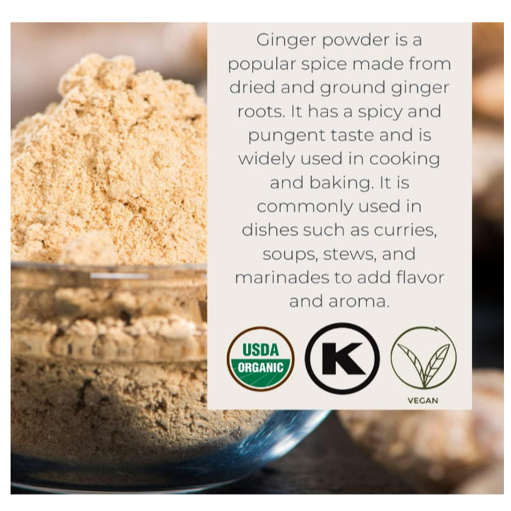 LowCostPH| Starwest Botanicals, Organic Ginger Root Powder, 1 lb (453.6 g)